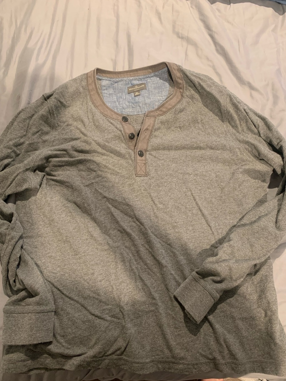LL Bean henley long sleeve